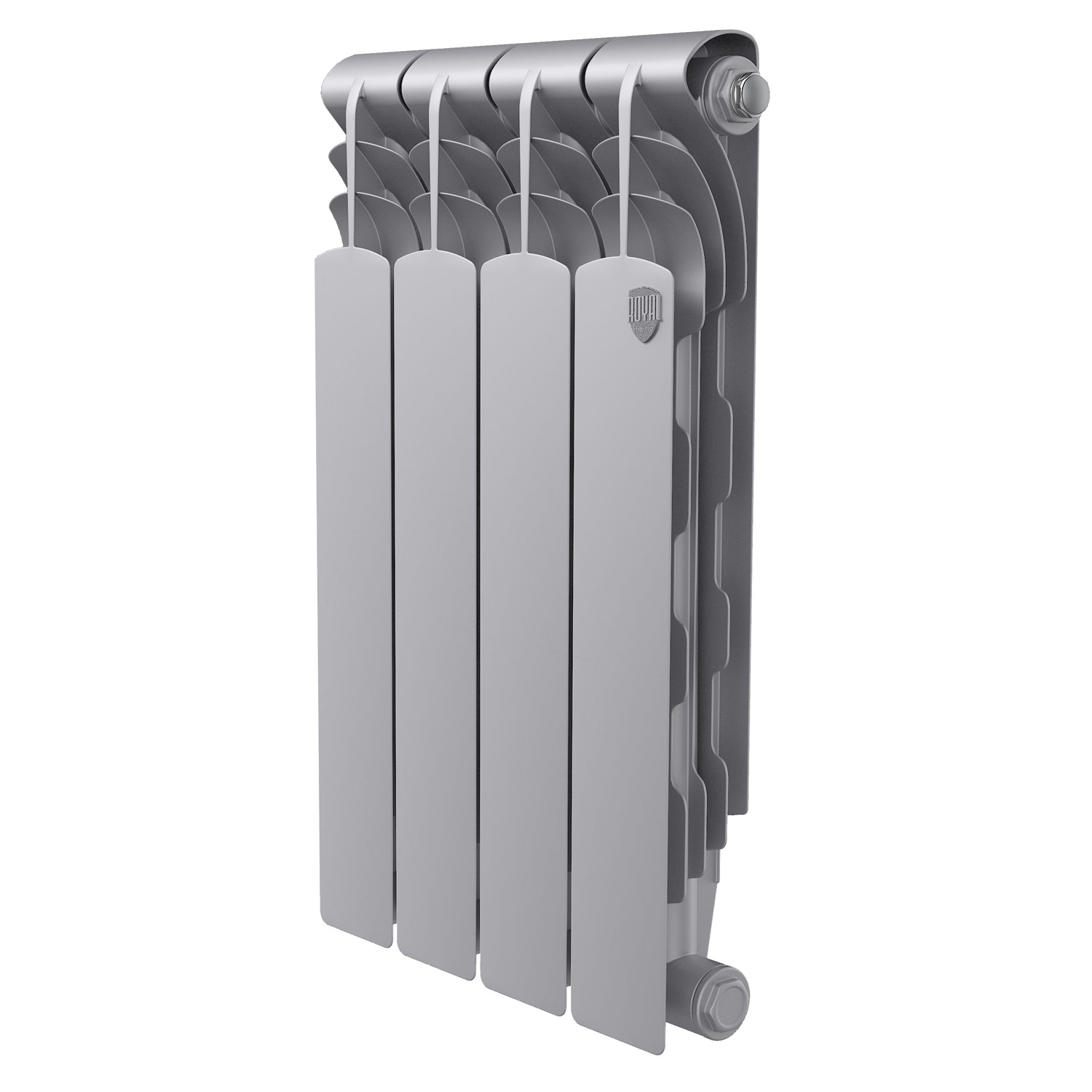 Радиатор ROYAL THERMO Revolution Bimetall 500 2.0 Silver Satin 4 секции ...